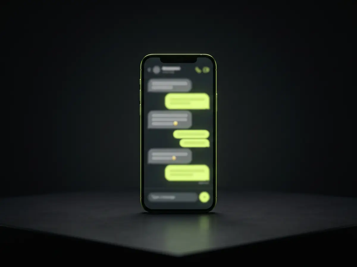 Illustrative render: WhatsApp, Instagram & Messenger inbox (Consultancy, Kuwait)